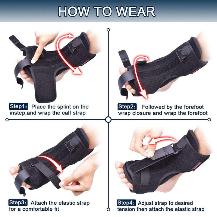 Plantar Fasciitis Night Splint for Foot Support and Pain Relief