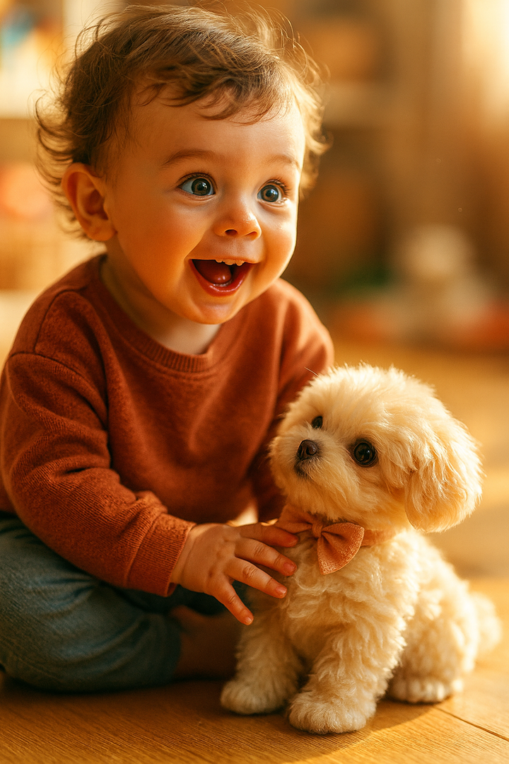 Plush Puppy Dog Stuffed Animal Toy for Pets