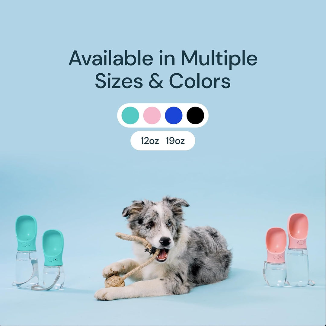 Portable Dog Water Bottle 19 oz for Outdoor Travel and Hiking