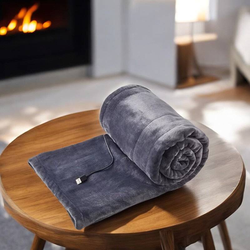 Portable Electric Heated Blanket for Warmth and Comfort