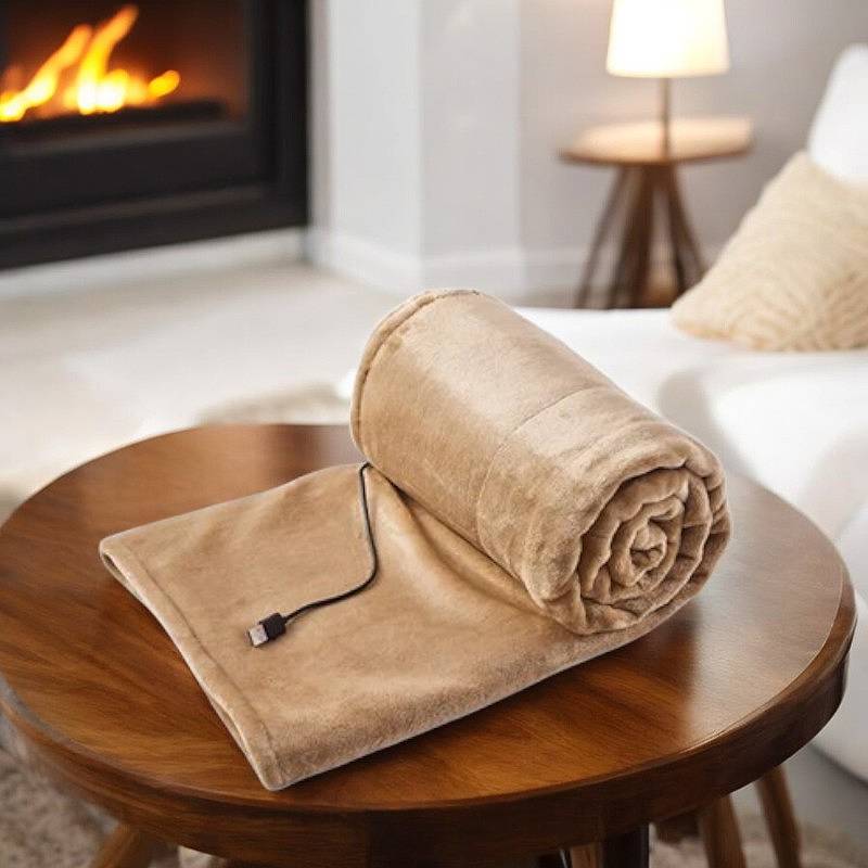 Portable Electric Heated Blanket for Warmth and Comfort