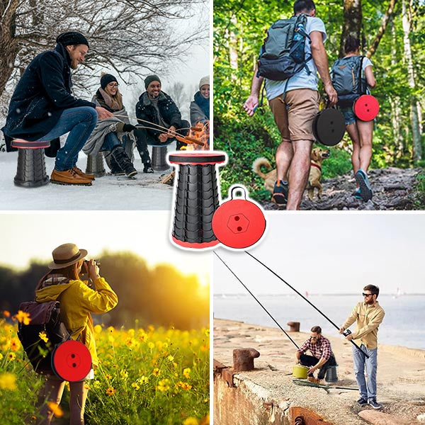 Portable Folding Stool Collapsible Outdoor Chair Seat