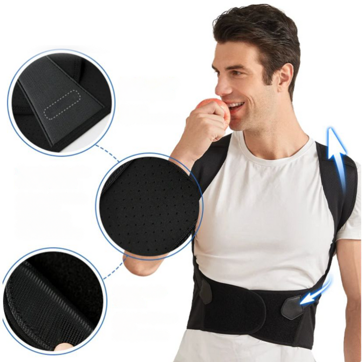 Posture Corrector Back Support Belt Adjustable for Pain Relief