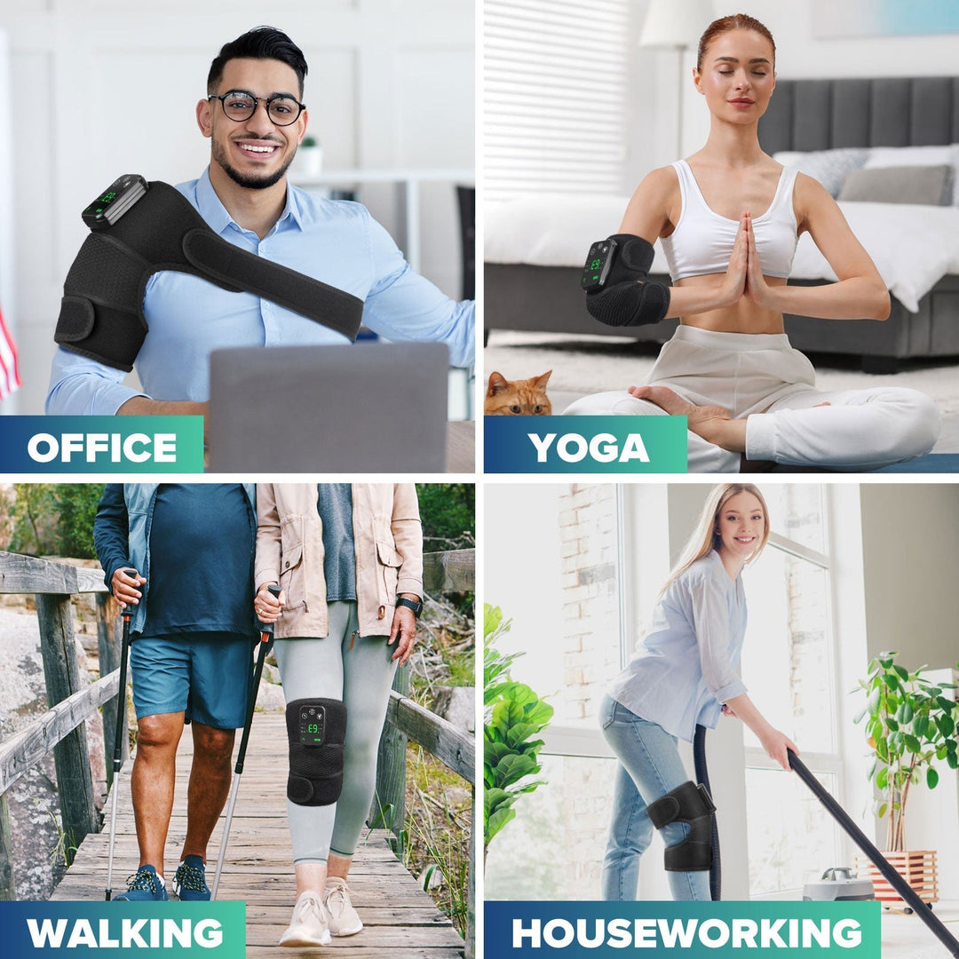 Protective Gear Set for Knees, Elbows, and Shoulders