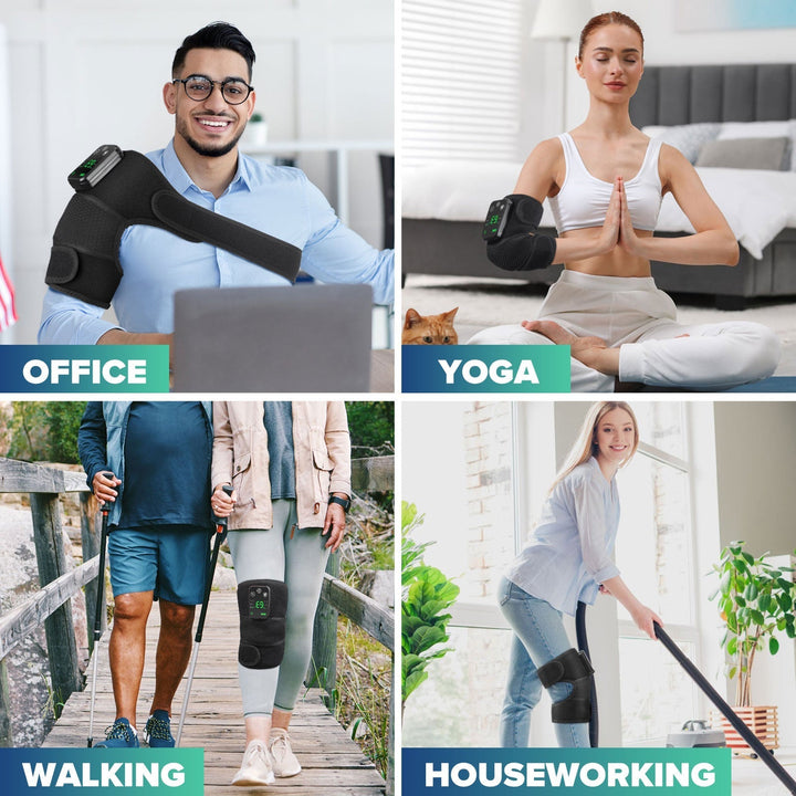 Protective Gear Set for Knees, Elbows, and Shoulders