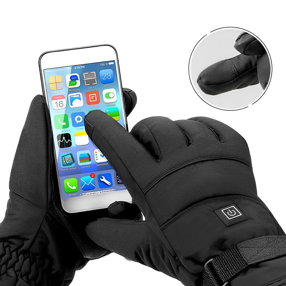 Rechargeable Electric Heated Gloves for Winter Use