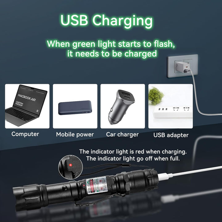 Rechargeable LED Flashlight for Outdoor Use