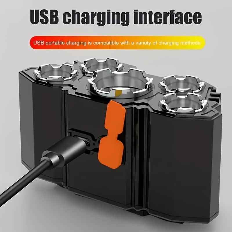 Rechargeable LED Headlamp for Hunting and Outdoor Activities