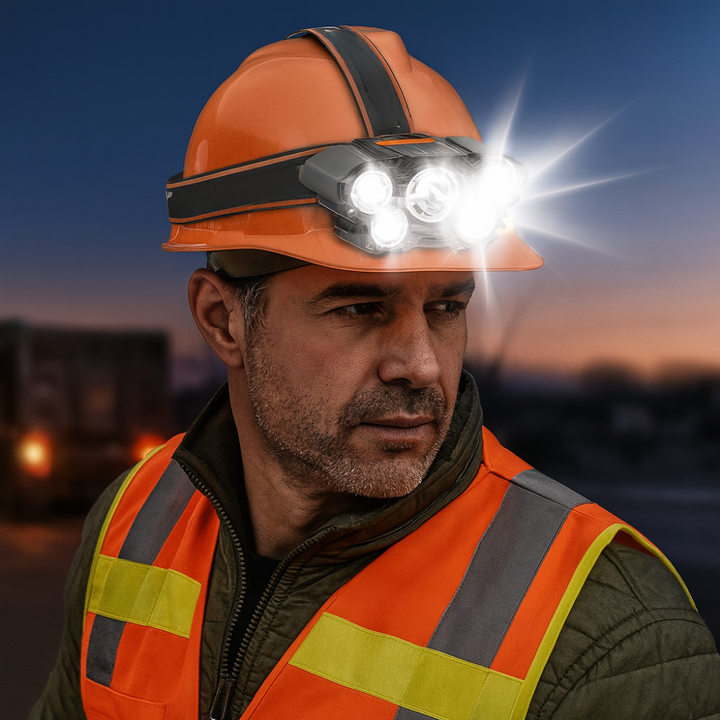 Rechargeable LED Headlamp for Hunting and Outdoor Activities