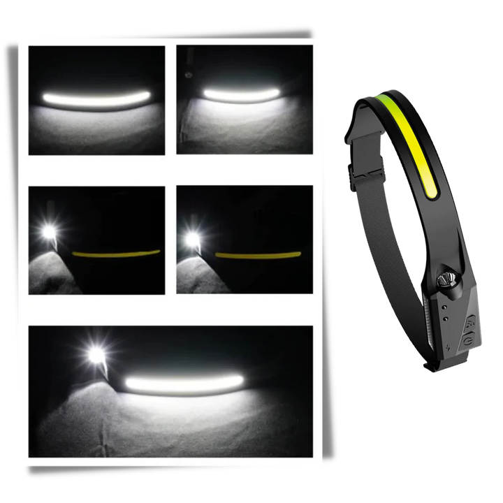 Rechargeable LED Headlamp for Outdoor Activities and Hands-Free Use