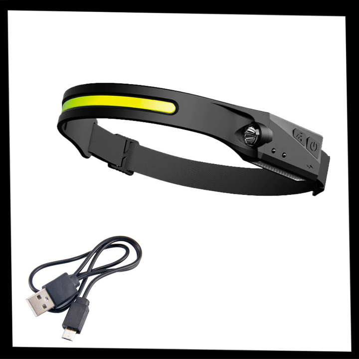 Rechargeable LED Headlamp for Outdoor Activities and Hands-Free Use