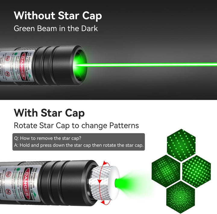 Rechargeable Laser Pointer Torch for Presentations and Events