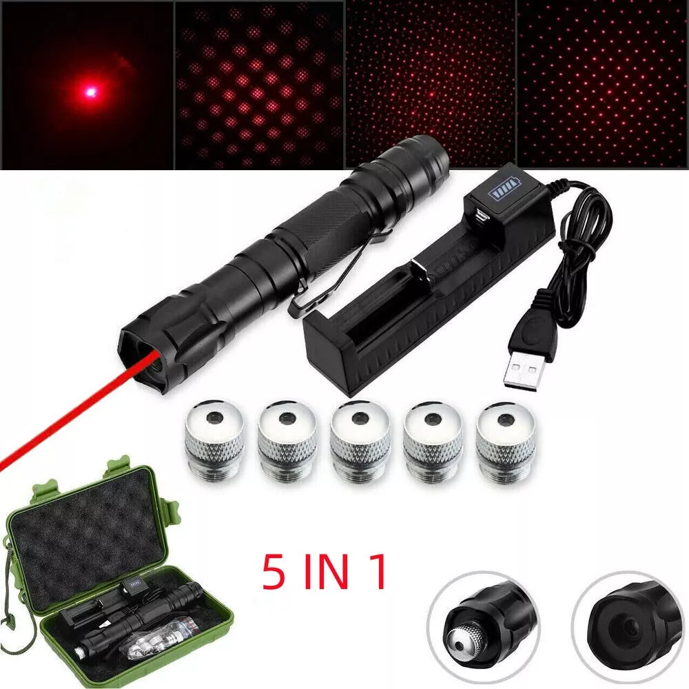 Rechargeable Laser Pointer and Torch Light Set