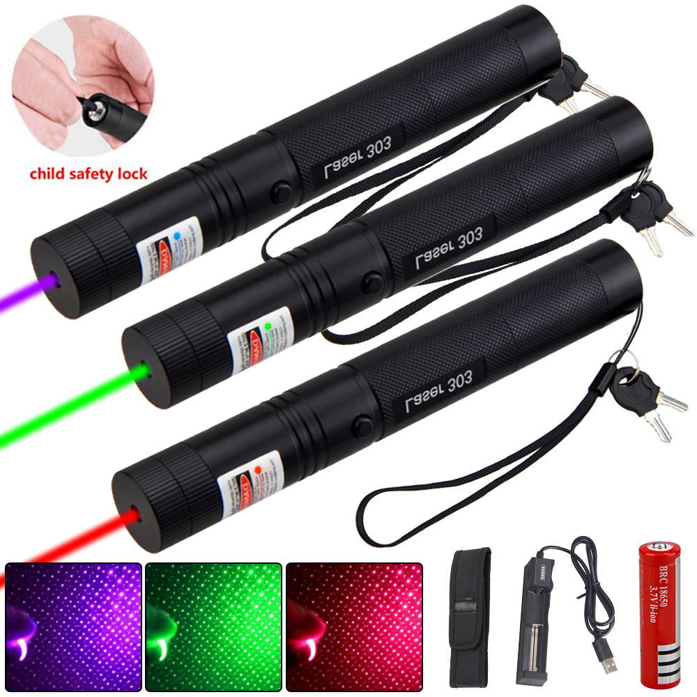 Rechargeable Laser Pointer for Presentations and Long-Distance Use