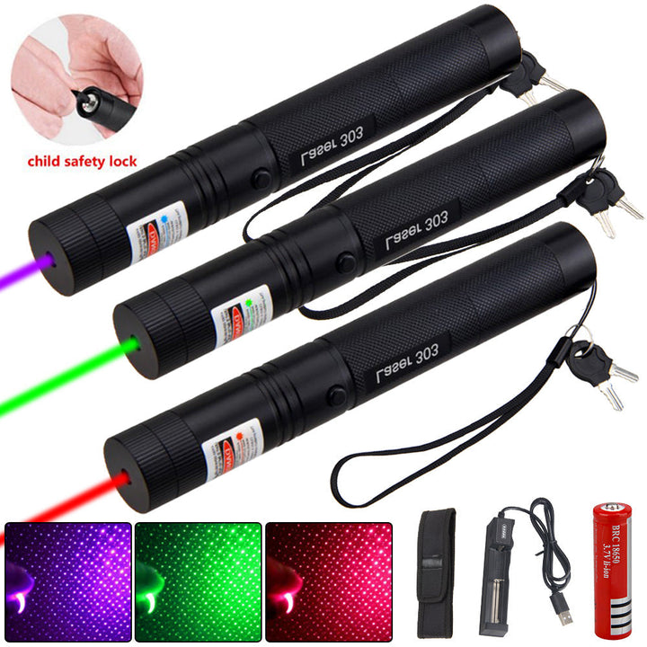 Rechargeable Laser Pointer for Presentations and Long-Distance Use