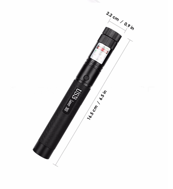 Rechargeable Laser Pointer for Presentations and Long-Distance Use