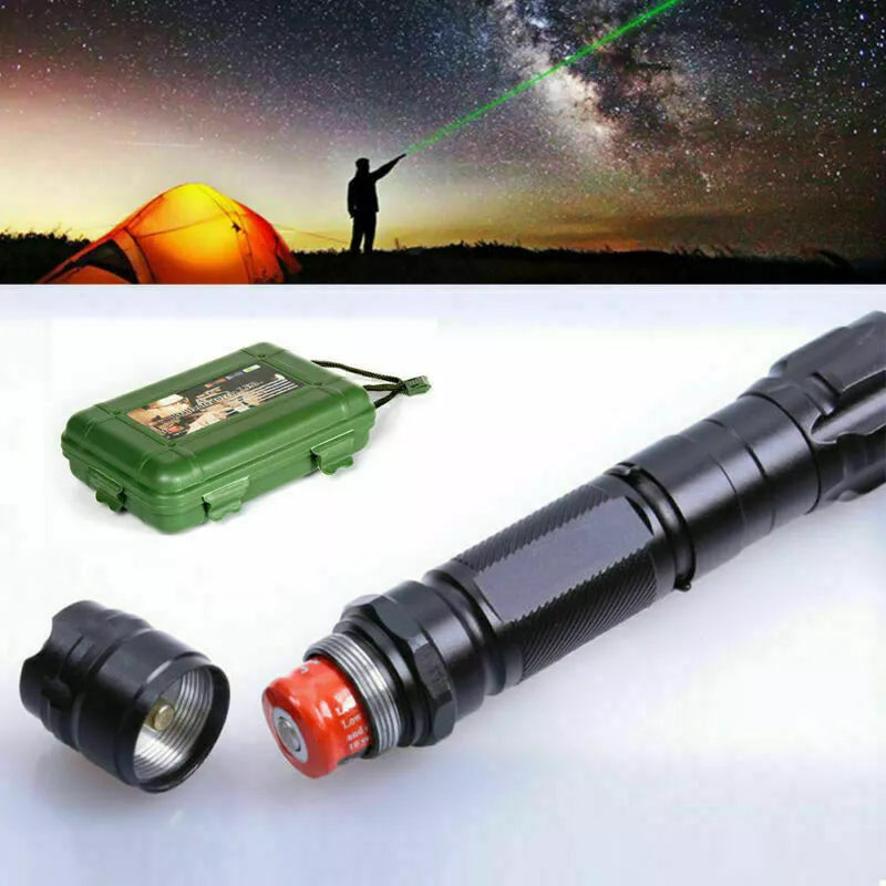 Rechargeable Long Range Laser Pointer Flashlight