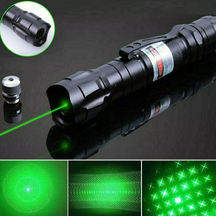 Rechargeable Long Range Laser Pointer Flashlight