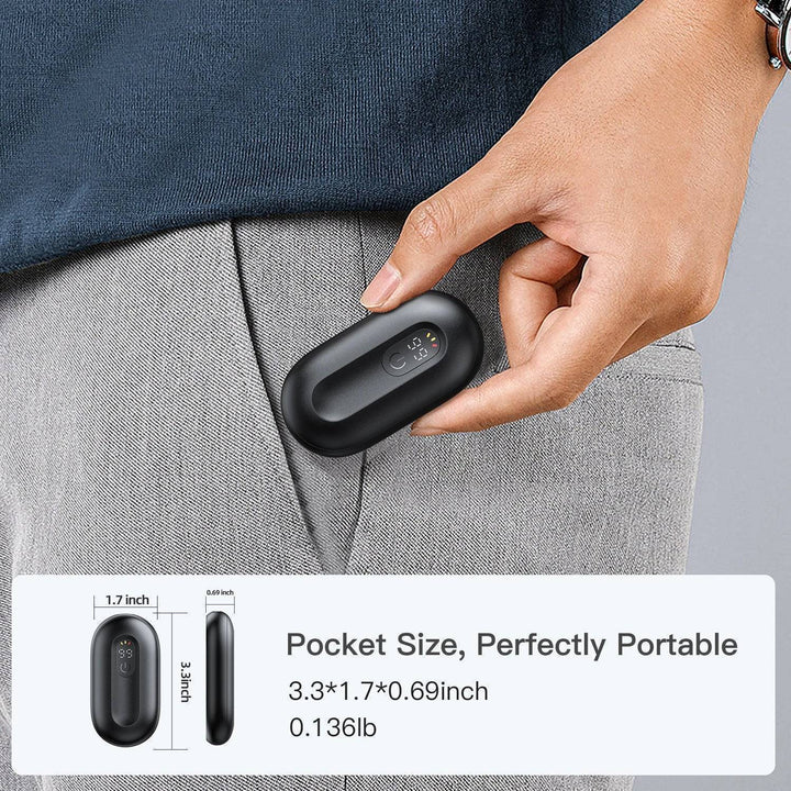 Rechargeable Magnetic Hand Warmers Portable Heater 2 Pack