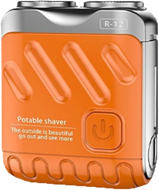 Rechargeable Mini Electric Shaver Double Head Rotary Razor