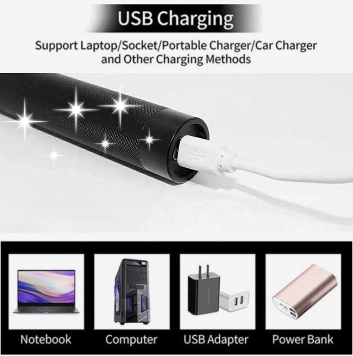 Rechargeable USB Laser Pointer Metal Pen for Presentations