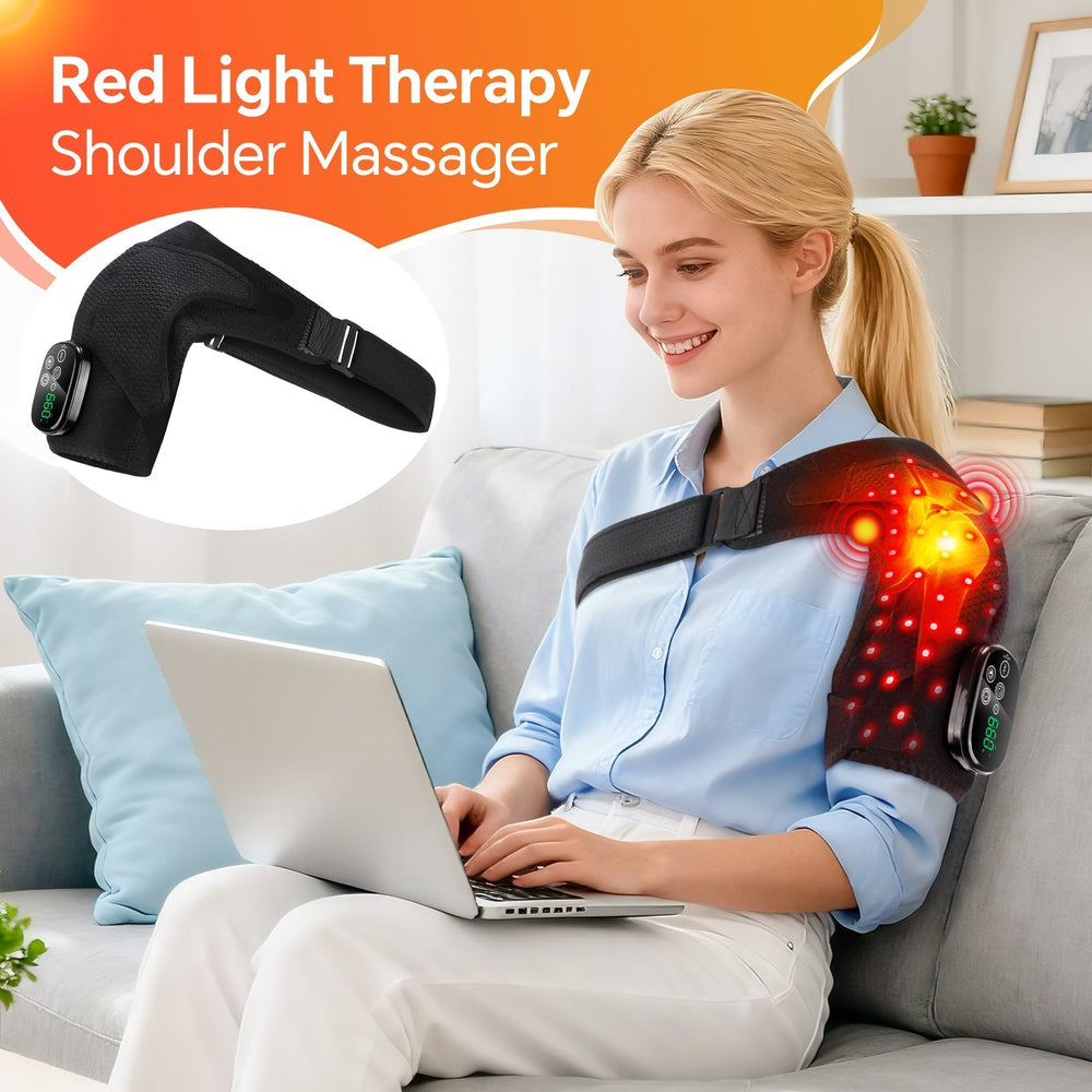 Red Light Therapy Shoulder Massager Device 660nm 850nm