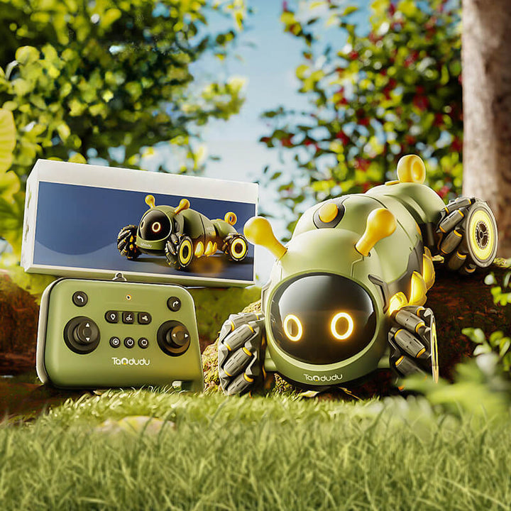 Remote Control 4WD Stunt Car with 360 Degree Rotation, Music, and Lights