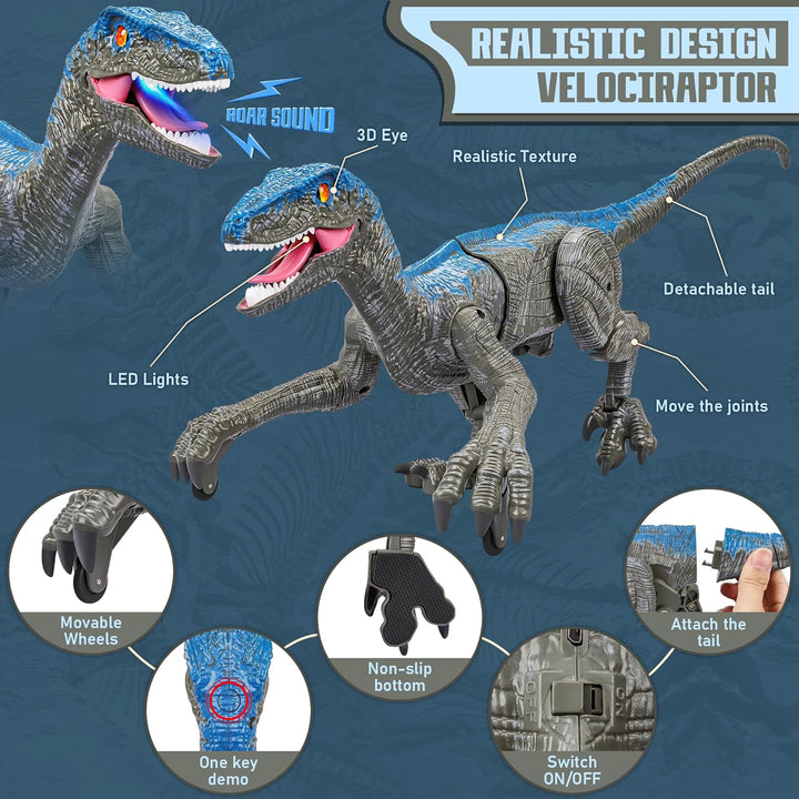 Remote Control Dinosaur Toy for Kids