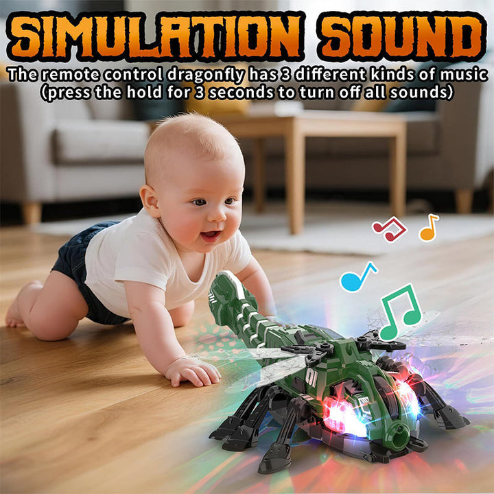Remote Control Dragonfly Toy with Music and Lights