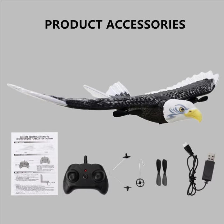 Remote Control Flying Bird Toy for Kids and Adults