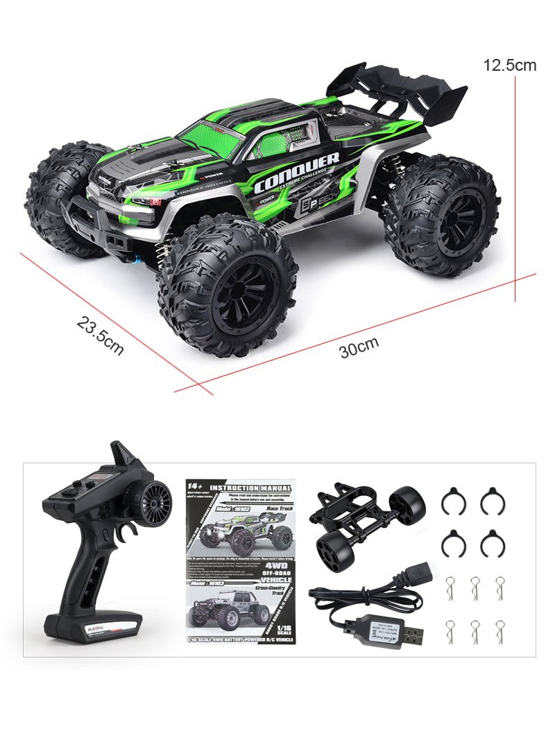 Remote Control Monster Truck Racing Buggy with Dual Battery 31 MPH