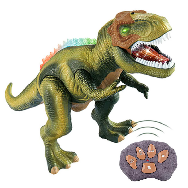 Remote Control T-Rex Dinosaur Toy with LED Lights
