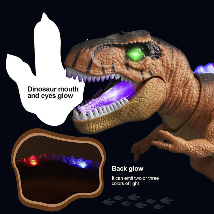 Remote Control T-Rex Dinosaur Toy with LED Lights