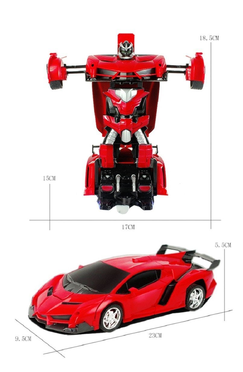 Remote Control Transformer Car Toy 2-in-1 Vehicle for Kids