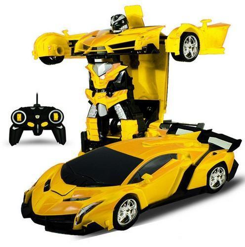 Remote Control Transformer Car Toy 2-in-1 Vehicle for Kids