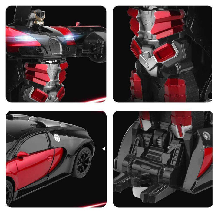Remote Control Transforming Robot Car Toy Vehicle for Kids
