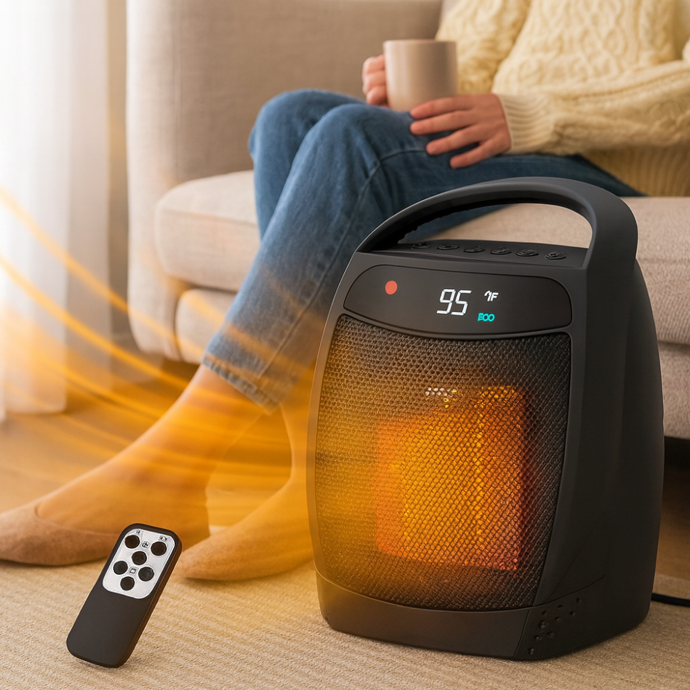Remote-Controlled Space Heater with Smart Temperature Control