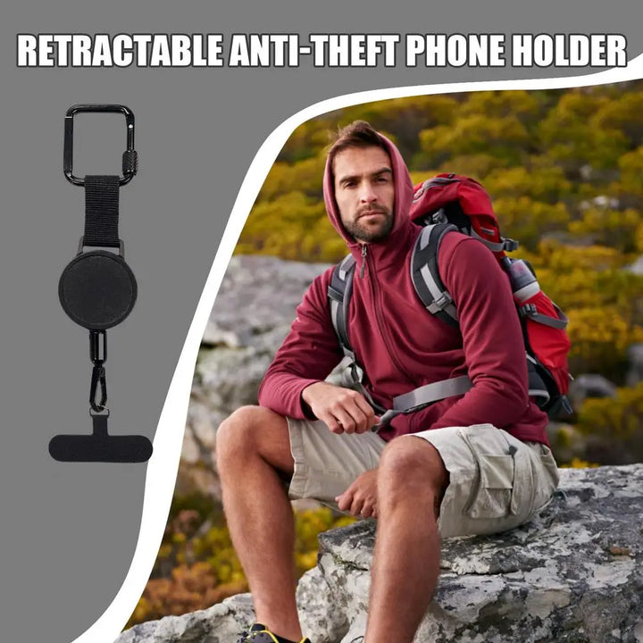 Retractable Anti-Theft Phone Security Holder Clip