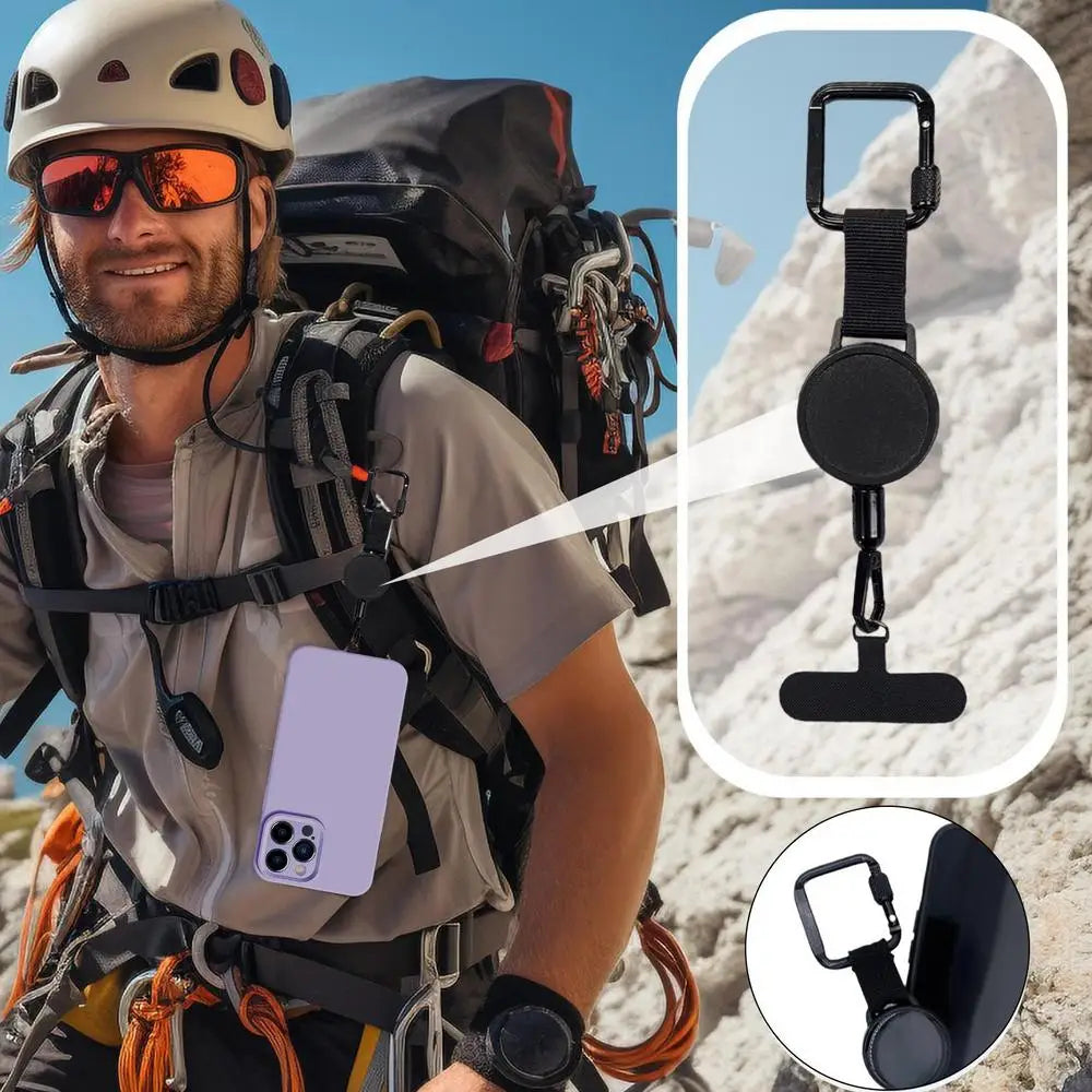 Retractable Anti-Theft Phone Security Holder Clip