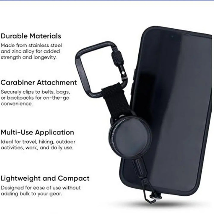 Retractable Anti-Theft Phone Security Holder Clip
