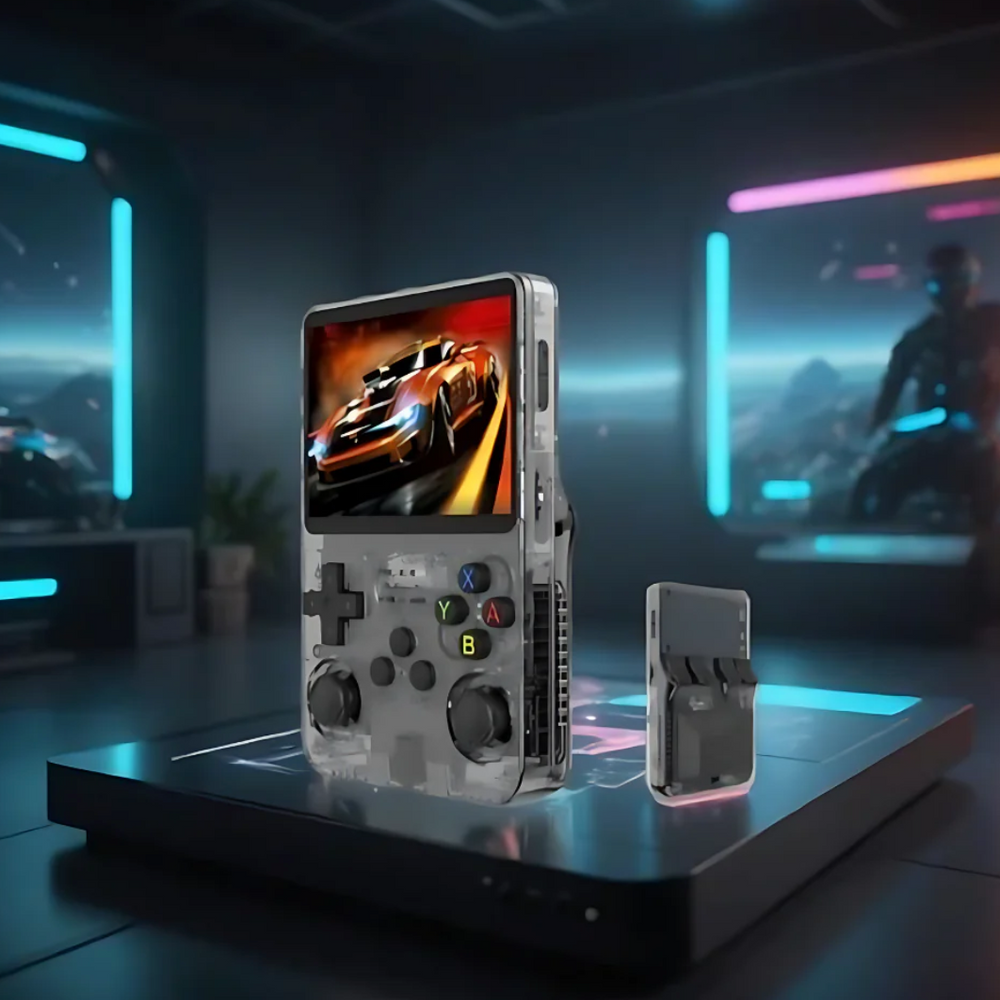 Retro Gaming Console with Built-in Classic Games