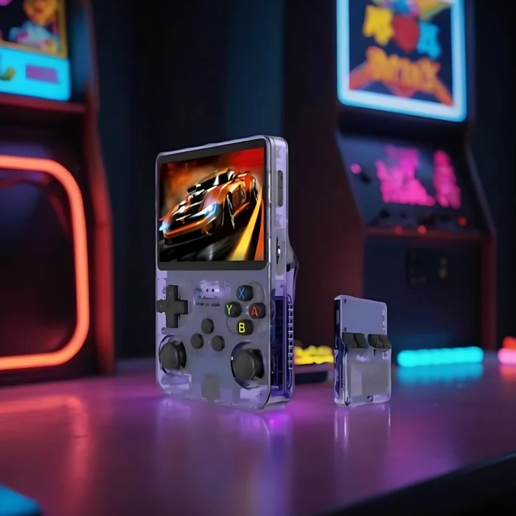 Retro Gaming Console with Built-in Classic Games