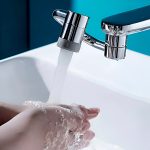 Rotatable 1080 Degree Faucet Extension for Kitchen Sink