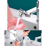 Rotatable 1080 Degree Faucet Extension for Kitchen Sink
