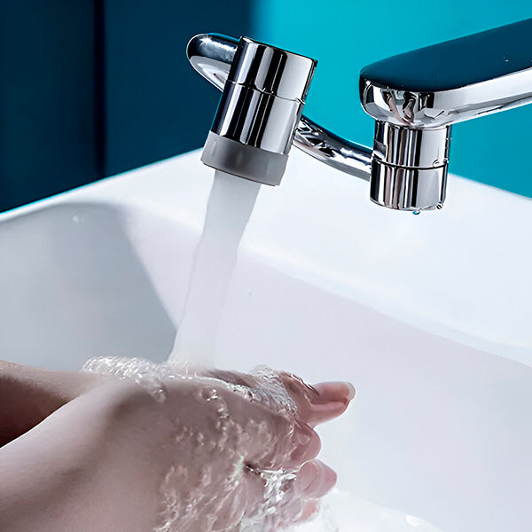 Rotatable 1080 Degree Faucet Extension for Kitchen Sink