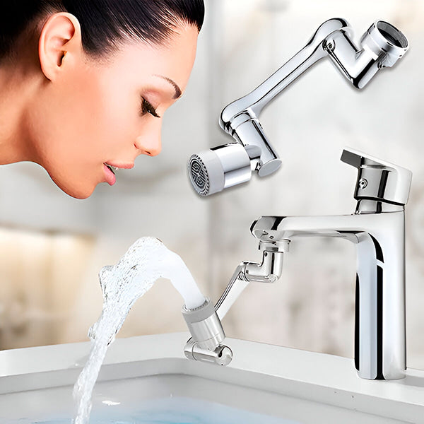 Rotatable 1080 Degree Faucet Extension for Kitchen Sink