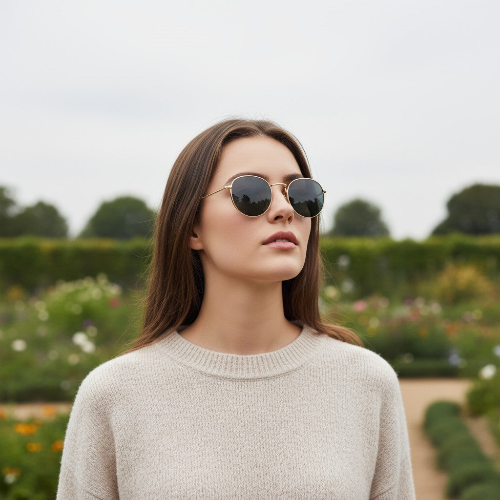 Round Frame Sunglasses