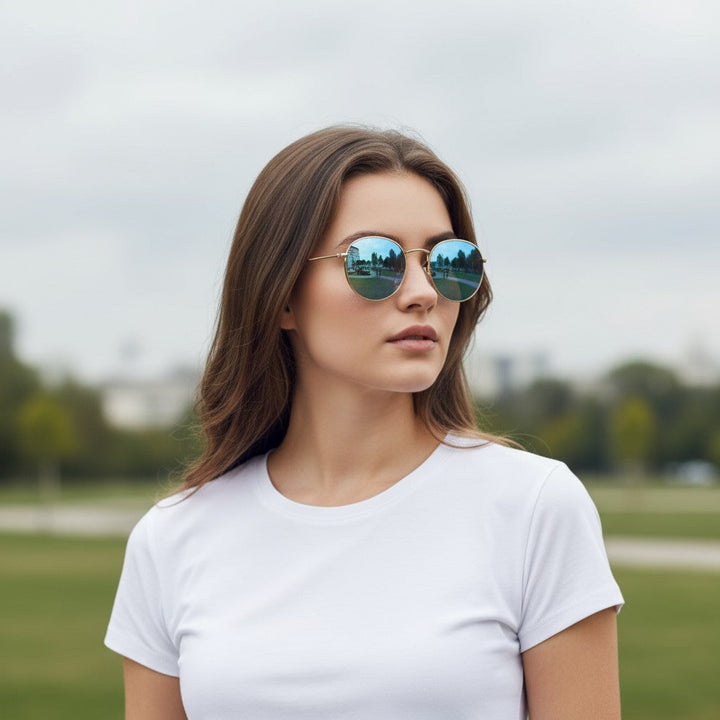 Round Frame Sunglasses