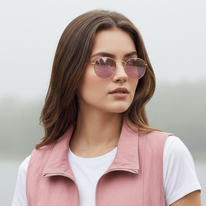 Round Frame Sunglasses