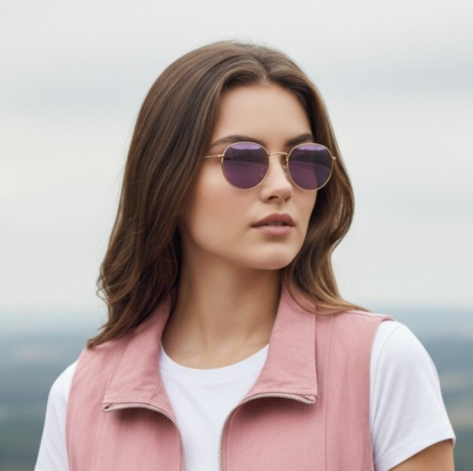 Round Frame Sunglasses